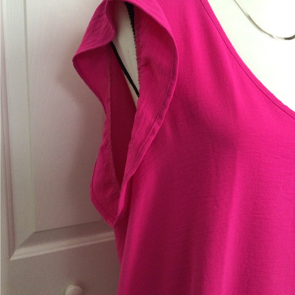 Cotton Bleu crinkle fabric blouse - Picture 3 of 3